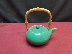 Small Green Chinese Tea Pot.