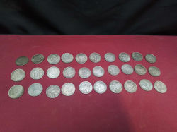 30x Antique Large Coins.