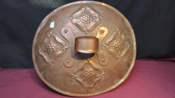 Copper bin lid heavy style