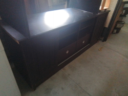 A Large TV Cabinet. L.178 H.73 Cm.