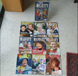Royal memorabilia Collection of 10 English Royal family Majesty magazines