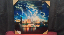 New Nice 60x60 Double Glass Picture of American skyline.