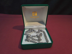 A Silver Plated necklace.