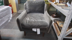Dempsey Chair Gold Luxurious Cotton Velvet Fabric Solid Ash timber frame Luxurious Foam and Feather Filled Cushions
Pirelli Webbed Suspension for extra Comfort Mid Century Modern Styling 75*78*82 cm