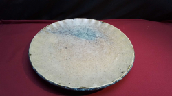 A Heavy Earthenware Platter W.33 Cm.