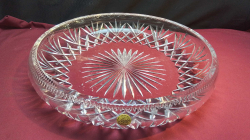 A Large and Heavy Crystal D'ARQES Bowl. W.38 Cm.