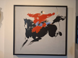 A Collectable 65x79 cm Oil on Canvase by Artist