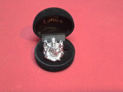 Silver Plated Ganesha Ring. 20x30 Cm.