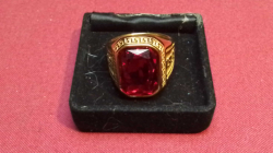 A Large 18ct Ruby Ring.