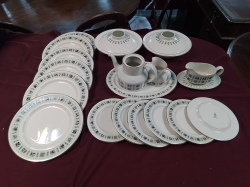 A Royal Worcester Tapestry Part Dinner Service.