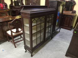 A Lovely Quality Edwardian Mahogany China Cabinet(022) D.33 W.120 H.132 Cm.