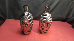 A Pair of Modern Ceramic Vases W.13 H.30