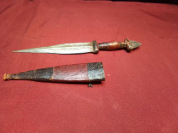 A Genuine Beduin Hunting Knife from Libia. L.26 Cm.