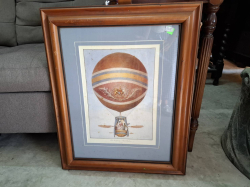 A nice Print of Balloon. Approx. 52x65 cm