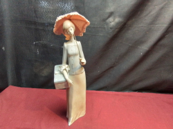 A Very Big LLADRO Figure Parasol Incomplete. H.37 Cm.