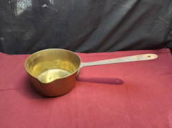 An Old Brass Cooking Pan.