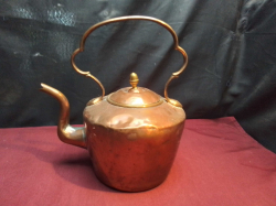 A Large Old Copper Kettle.