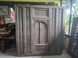 Antique Wooden Door. Approx 190x200 cm