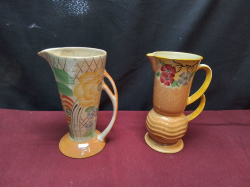 2 of 1930 Art Deco Vases Wade Heath. H.19 Cm.