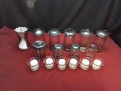 Job lot of Sugar Bottles and Candles.