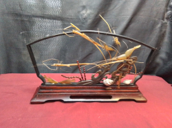 An Oriental Cork Art. L.47 H.30 Cm.