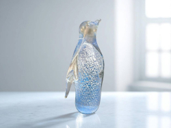 A Penguin Murano. W.8 H.13 Cm.