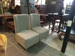 A Nice Pair of Retro Chairs. D.60 W. 52 H.94 Cm.
