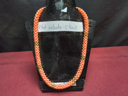 Italian Artificial Ruby Necklace (Stand not included)