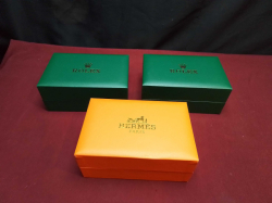 3 Empty Watch Boxes.