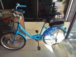A Lovely Blue Turbo Bicycle 24