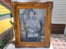 Wall Picture of King Rama 5. 53x66 Cm. 