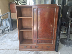 An Old wooden cabinet with drawers
