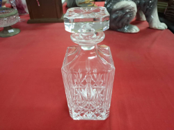 An Old lead crystal whiskey decanter