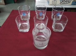 6 Heavy Whiskey Tumblers.
