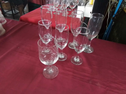 8 Various Champagne Flutes.