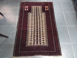Baluch Prayer Carpet. 92x140 Cm.