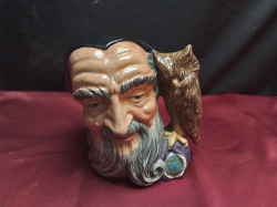 A Large Size Doulton Character Jug of Merlin. 
