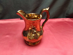 A Gilt Jug A/F H.15 Cm.
