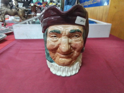 A Scarce Early Royal Doulton Character Jug of Simon The Cellarer. Large Size.