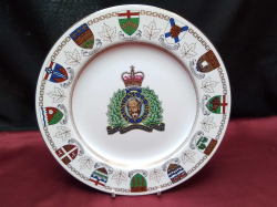 A Mint Condition 11 inch Spode Plate Limited Edition 1873-1913 for Royal Canadian Mounted Police. 