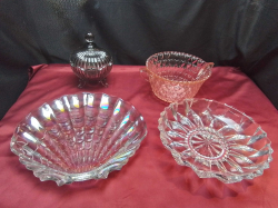 A Selection of Glass Dishes.