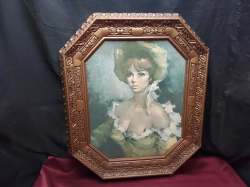 A beautiful high quality print with Italian frame. 59x69Cm.