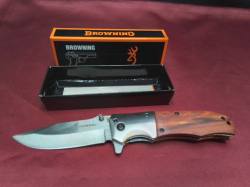 Genuine New, Browning DA50, Pocket folding Hunting Knife, Stainless Steel. 