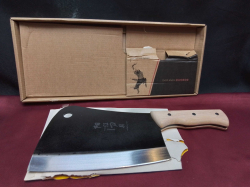 New Large Heavy Butchers Meat Clever Stainless Steel. 