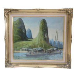 An oil on canvas 