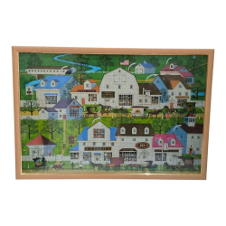 A framed Vtg Charles Wysocki