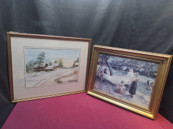 2 Nice Pictures in Frames.