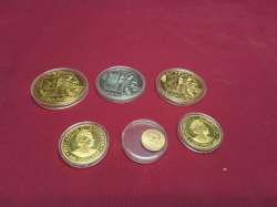 6 Collectible Coins. 