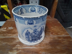 Museum item!!! Victorian c,1865 RARE MASONIC FREEMASONS Manchester fellowship tankard, very a/f Still a very RARE and nice item. W.13 H.13 Cm.