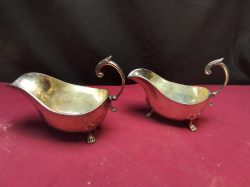 A Nice of EPNS Sauce Boats.